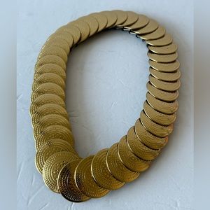 Vintage gold tone stretchable women belt